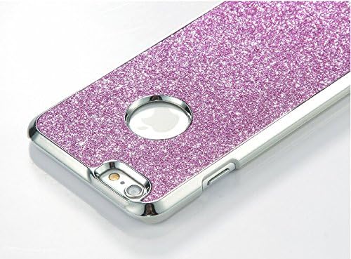 Viynl Tm Luxury Crystal Rhinestone Diamond Bling Hard Case Cover for Iphone 6 4.7" (PURPLE)