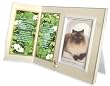 Four Feet in Heaven Poem Cat Memorial Keepsake Picture Frame and Pet Loss Sympathy Gift