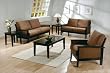 Madrid Microfiber Sofa and Love Seat By Coaster Furniture