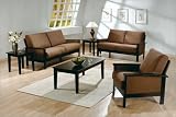 Madrid Microfiber Sofa and Love Seat By Coaster Furniture