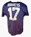 Plaxico Burress Autographed New York Giants Blue Jersey Inscribed with 10/2/05 10 Rec. 204 Yds. 2 T