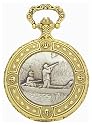 Jules Jurgensen Sportsman's Treasure Duck Hunting Pocket Watch