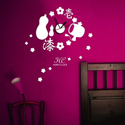 HARRY CLOCK Wall Sticker Decal Clock [Made in Japan] Japanese Authentic Gourd UHC00135 Pink