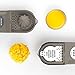 Bonke 3 in 1 Hand Citrus Juicer and Grater - Lemon, Lime, Orange Squeezer - Mini Rind Zester - Vegetables, Parmesan Cheese, Ginger Grater - Best Quality