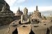 Buddha Statue in Borobudur Temple,indonesia - 24"W x 16"H - Peel and Stick Wall Decal by Wallmonkeys