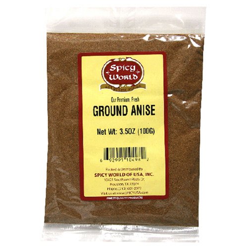 Spicy World Anise Powder, 3.5-Ounce Bags (Pack of 6) by Spicy World
