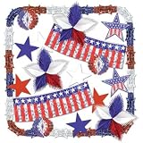 Stars & Stripes Metallic Decorating Kit - 20 Pcs Party Accessory (1 count)