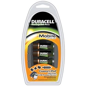 Duracell - 81229347 - Chargeur - Mobile + AAx2 + AAAx2