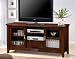 Entertainment Console Plasma TV Stand in Walnut Finish