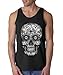 Shop4Ever® Sugar Skull Black & White Men's Tank Top Day of Dead Tank Tops