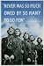 Vintage British World War Two WWII Military Propaganda Poster Never Was So Much Owed By So Many To So Few