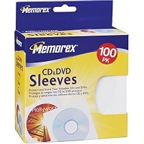 Memorex 3202-1961 CD and DVD Sleeves