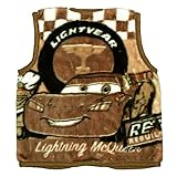 アスナロ（パジャマ・ルームウェア） スリーパー 子供 キッズ CARS カーズ かいまき 毛布 マイヤー130-150 1-ブラウン