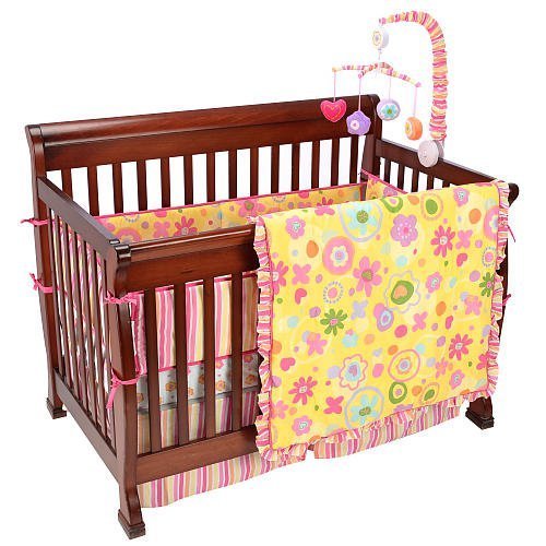 Sumersault Confetti 6-Piece Crib Bedding Set