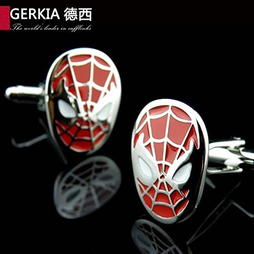 USMONON Fashion Popular cufflinks male superman cufflinks Captain America Star Wars Superhero Batman French Shirt Iron Man Marvel Heros