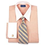 Paul Fredrick End-on-End Houndstooth White Collar \ French Cuffs Dress Shirt