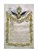 Illuminated Imperial Charter Issued by Catherine the Great, 1775 poster print,19 in. x 26 in.