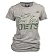 New York Jets Women's Retro Vintage T-Shirt (Heather, Medium)