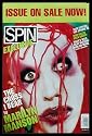 Marilyn Manson (Spin Cover, Original) Music Framed Poster Print - 24" X 36"