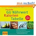 Die gro�e GU N�hrwert-Kalorien-Tabelle 2012/13 (GU Tabellen)