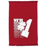 We Are #1 Towel Red