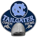 North Carolina Tar Heels Tailgater Bottle Opener Hitch Cover