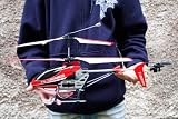3 KANAL RC-3D ALU HUBSCHRAUBER HELIKOPTER T10 GYRO 50 CM rot oder rot/weiss NEU