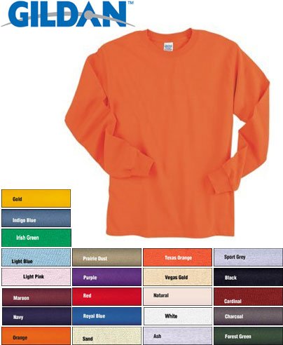 GILDAN Ultra Cotton Long Sleeve Tee
