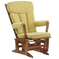 Dutailier Multiposition Hoop Glider Rocker - Dynamo Celery