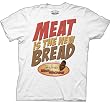 30 Rock Meat Is The New Bread Mens T-shirt