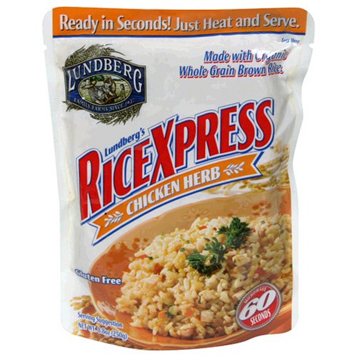 Lundberg Chicken Herb RiceXpress, 8.8-Ounce Units (Pack of 12)