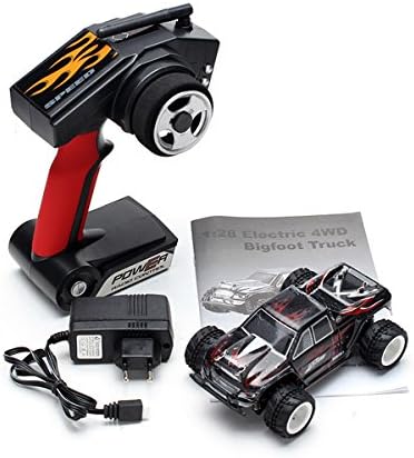 WLtoys P929 1/28 2.4G RTR Electric 4WD Brushed Monster Truck RC Car toy Red