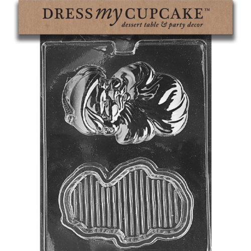 Dress My Cupcake DMCC167 Chocolate Candy Mold, Santa Pour Box, Christmas