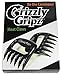Comfort Fit High Temperature Magma Mitts Silicone Grilling Gloves | Grizzly Gripz Meat Shredder Claws | Premium Gift Set by So Very Culinary (Red)