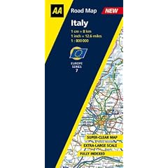 Italy (AA Road Map Europe Series)