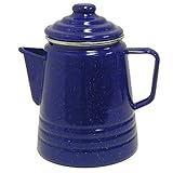 Coleman 9-Cup Coffee Enamelware Percolator