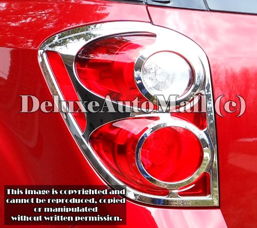 2010, 2011, 2012, 2013, 2014, 2015 Chevy Equinox Chrome Tail Light Trims / Bezels (2 Pcs: Right & Left)