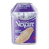 3M Nexcare Heavy Duty Flexible Fabric Bandages, 1x3, 30-Count Boxes (Pack of 6)