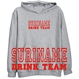 Sweatshirt Heather Gray  Drink Team Suriname  Country
