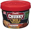 Campbell's Chunky Chili with Beans, Firehouse Hot & Spicy Beef & Bean Chili, 15.25-Ounce Microwavable Containers (Pack of 8)