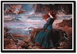 Framed Art Poster 20x30, Miranda and the Tempest