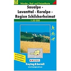 Saualpe-Lavanttal-Koralpe-Region Schilcherheimat. Wanderkarte. 1:50 000
