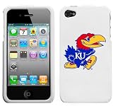 iPhone 4 Kansas Jayhawks White Snap on Superior Hard Cover