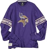 Reebok Minnesota Vikings Purple Vintage Applique Throwback Shirt (M=40)