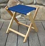 Folding Stool - Navy Blue by Blue Ridge Chair Works