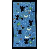 ディズニー スティッチ シルエット バスタオル 約60×120cm