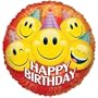 BIRTHDAY SMILES 18'' BALLOONS