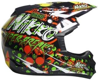 Nikko MotoRacing N719 Multi Hyperfreaks Helmet - Extra Small