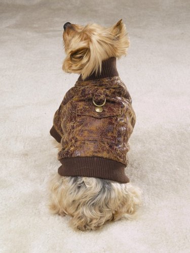 Childrens Toyshop  Pet Supplies : BROWN - MEDIUM - K9 Bomber Jacket
