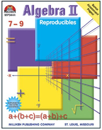 algebra ii reproducibles